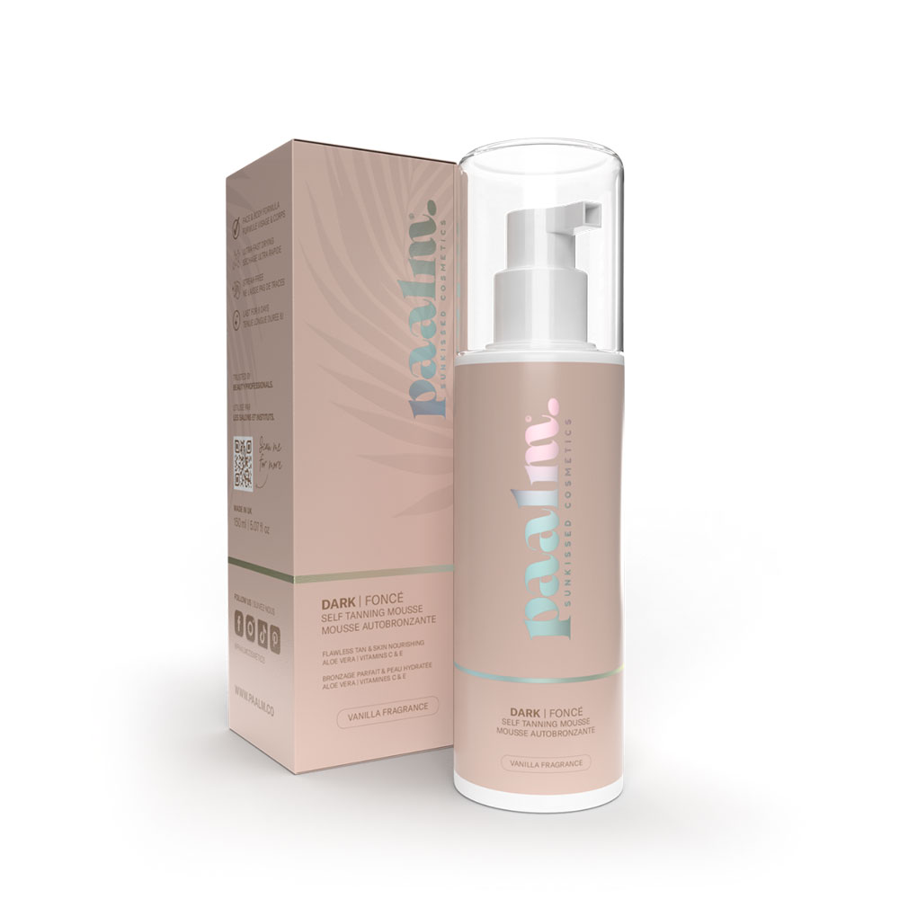 Paalm Cosmetics Mousse autoabbronzante scura 150 ml