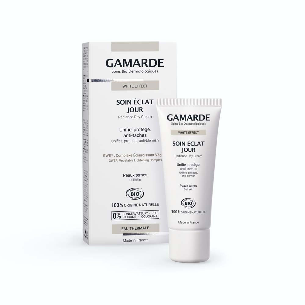 Gamarde Crema luminosità viso bio effetto schiarente per pelli spente 40 ml