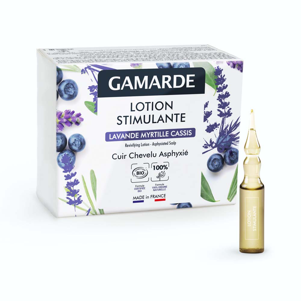 Gamarde Lozione stimolante bio per cuoio capelluto asfissiato 6 x 5 ml