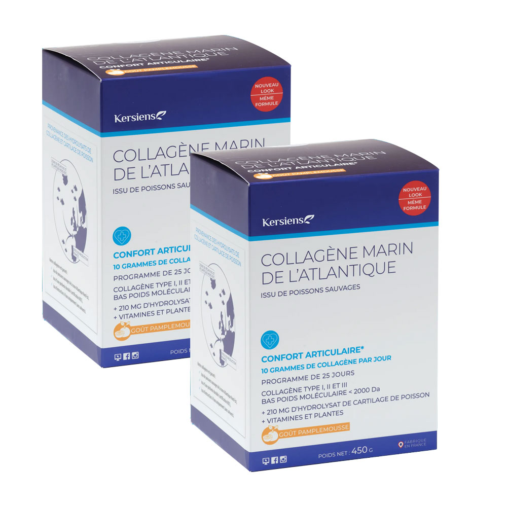 Kersiens Collagene marino dell'Atlantico benessere delle articolazioni 2 x 450 g