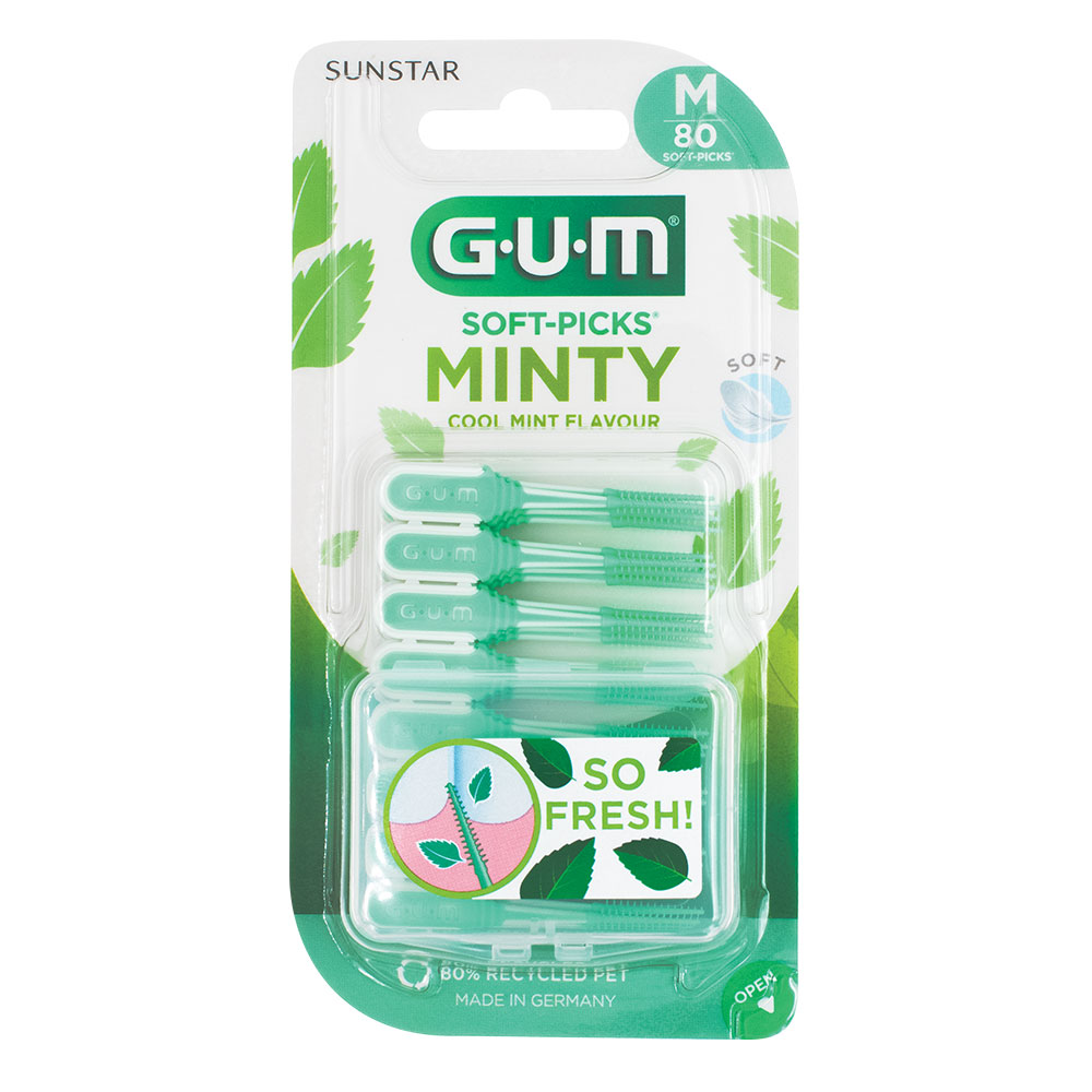 Gum Soft-Picks Stick interdentale medio Comfort Flex Menta x80