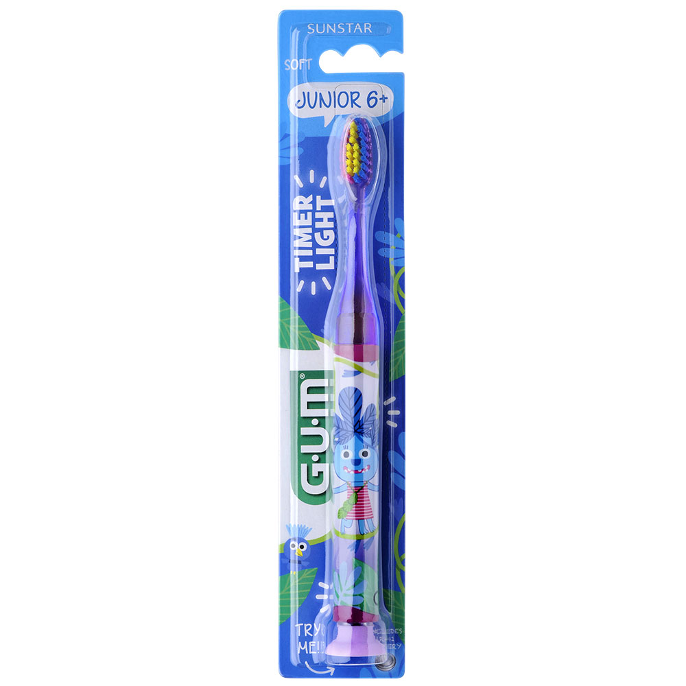 Gum Timer Light spazzolino per bambini 7 anni e oltre