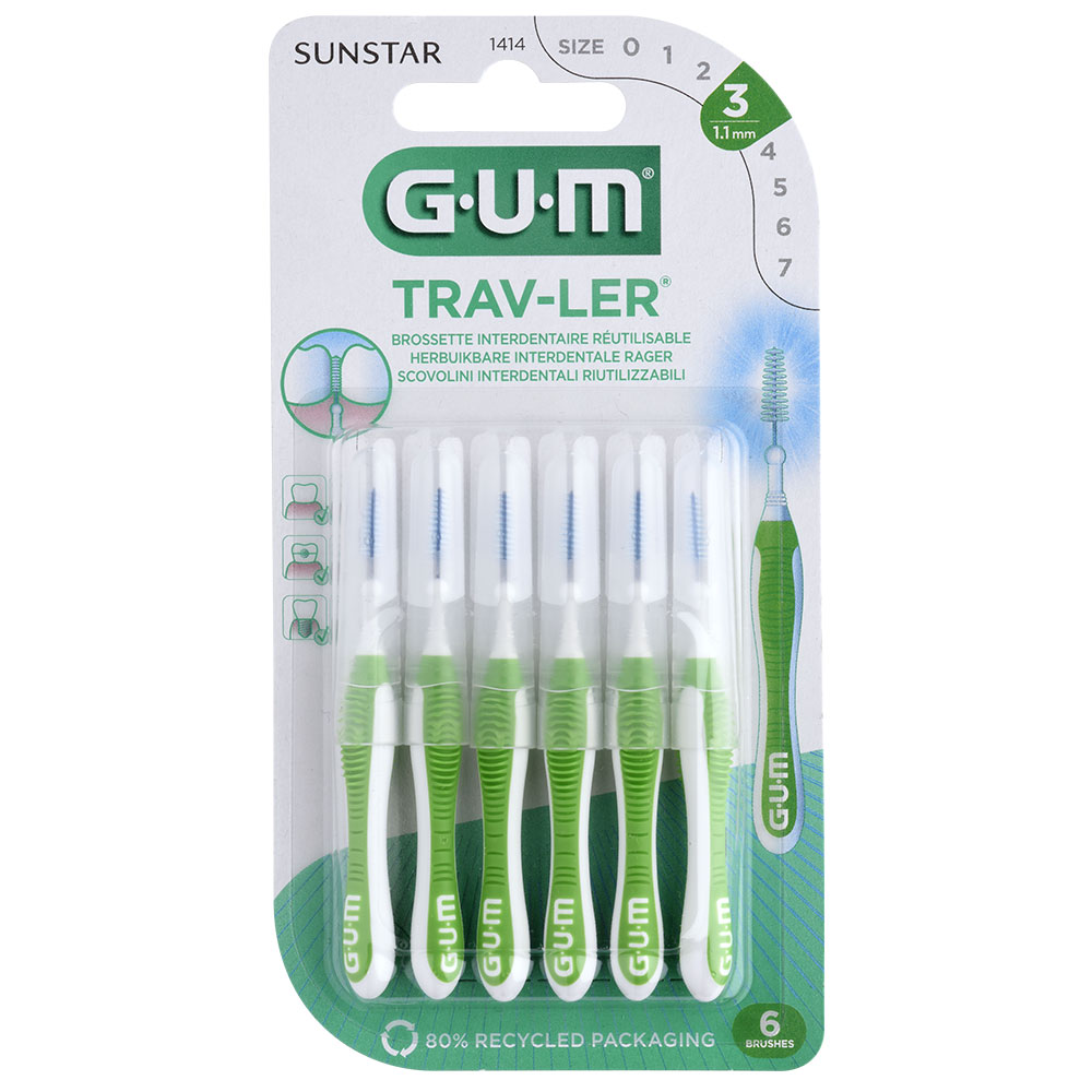 Gum Trav-ler Scovolini interdentali da 1,1 mm x6