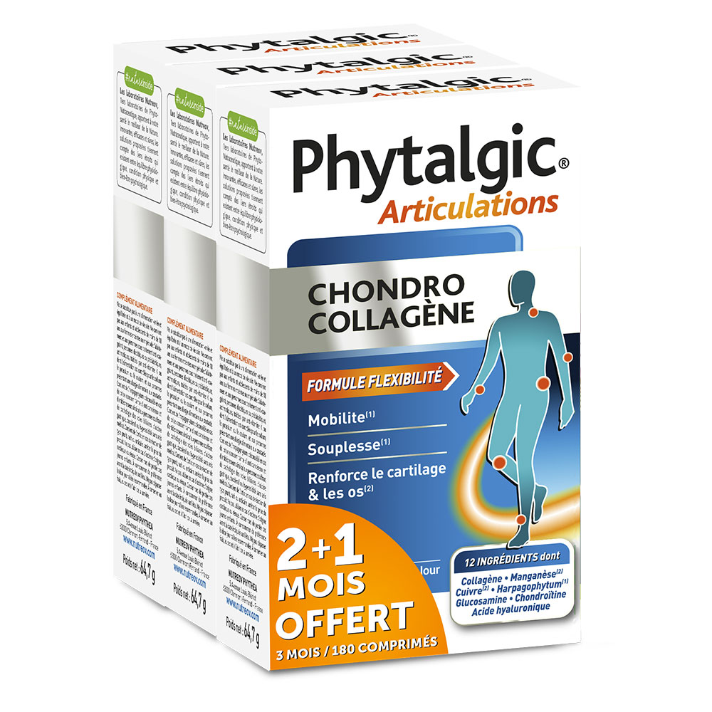 Nutreov Articolazioni Phytalgic 2+1 mesi GRATIS 180 compresse
