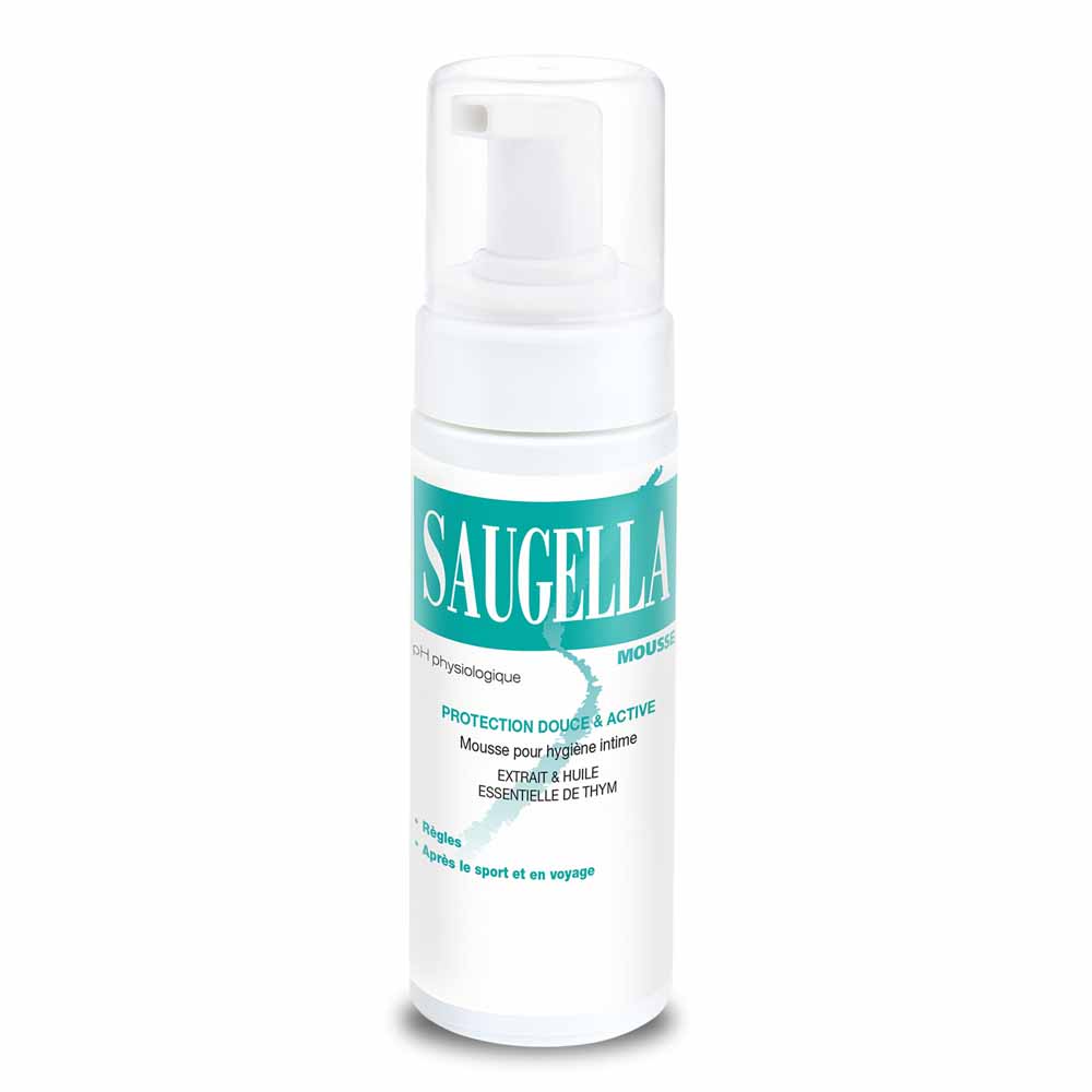 Saugella Mousse detergente per igiene intima detergenza delicata e attiva 150 ml