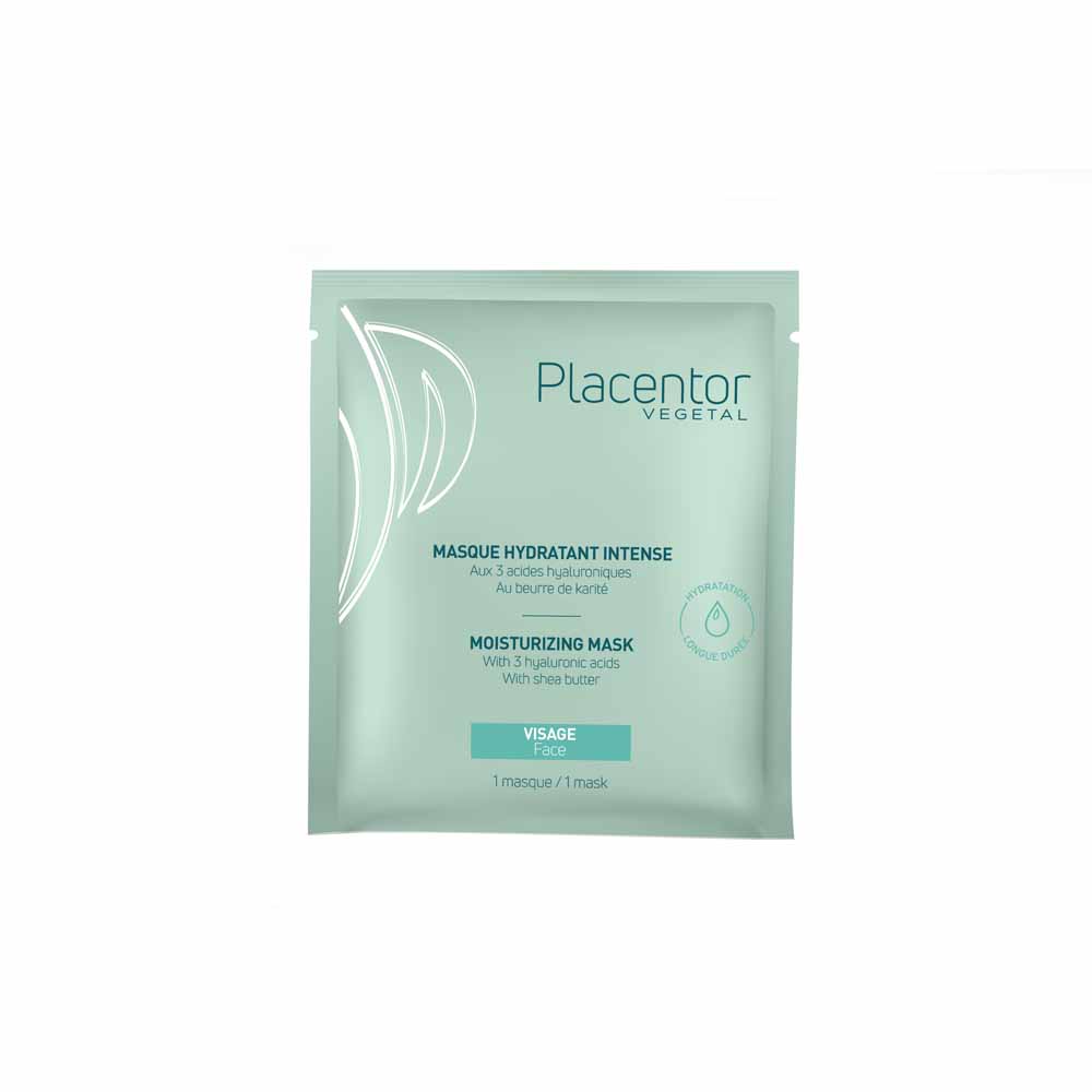 Placentor Végétal Maschera idratante intensiva con 3 acidi ialuronici e burro di karité x1