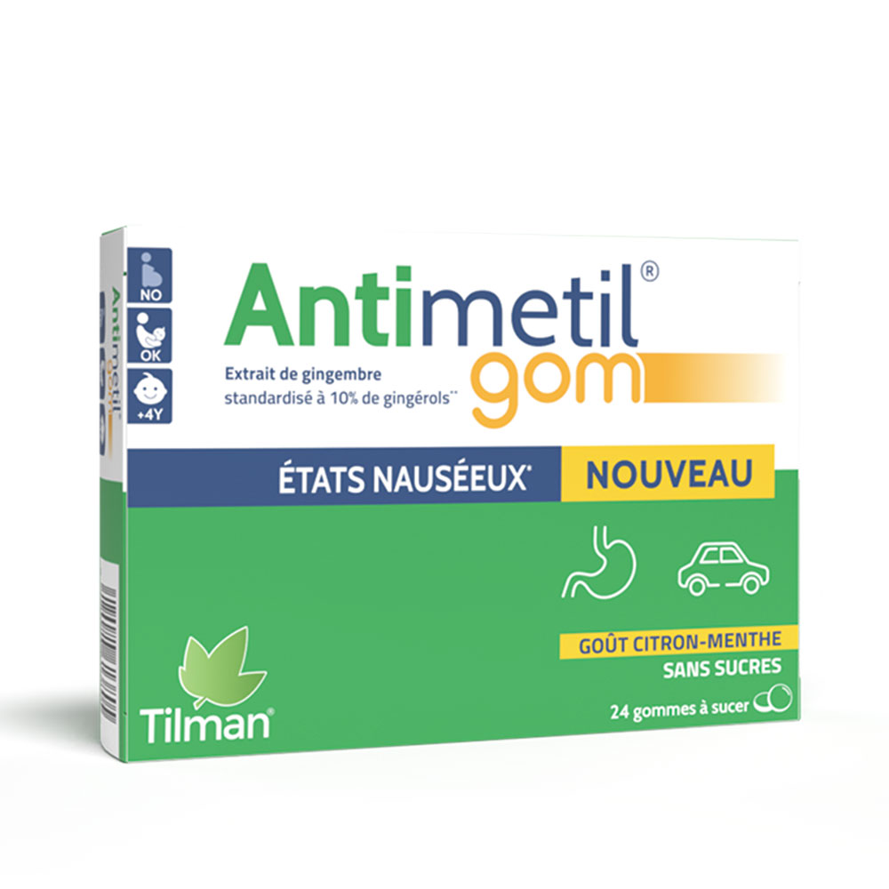 Tilman Antimetile Nausea 24 gomme da cancellare
