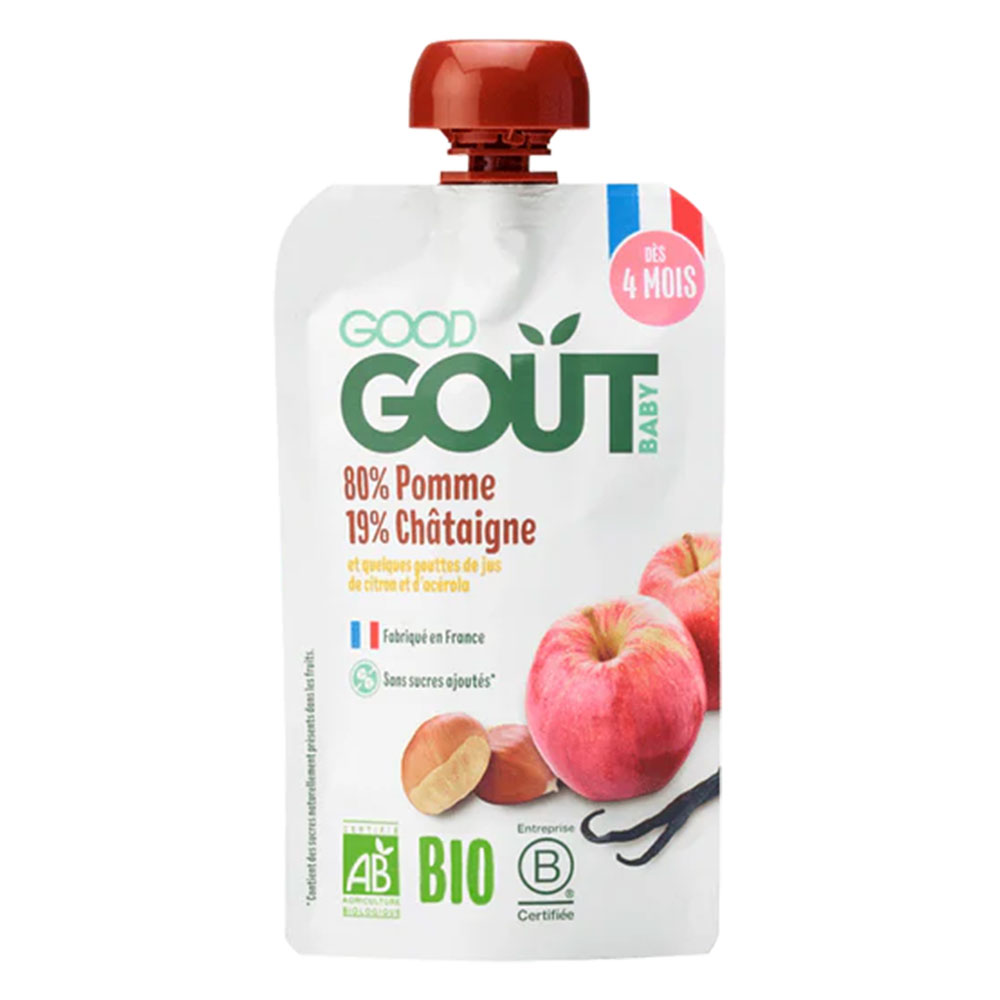 Good Gout Purea di frutta e verdura biologica Da 4 mesi 120g