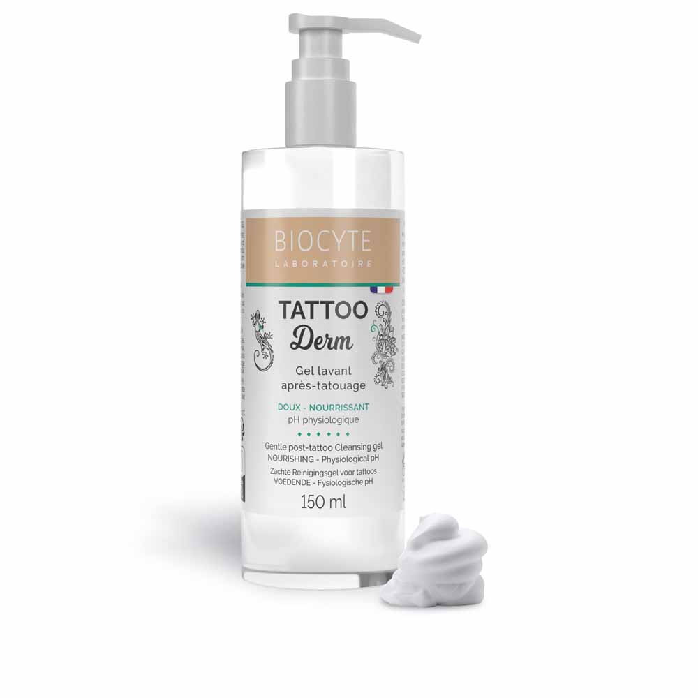Biocyte Tattoo Derm Gel detergente post-tatuaggio dal PH fisiologico e delicato 150 ml
