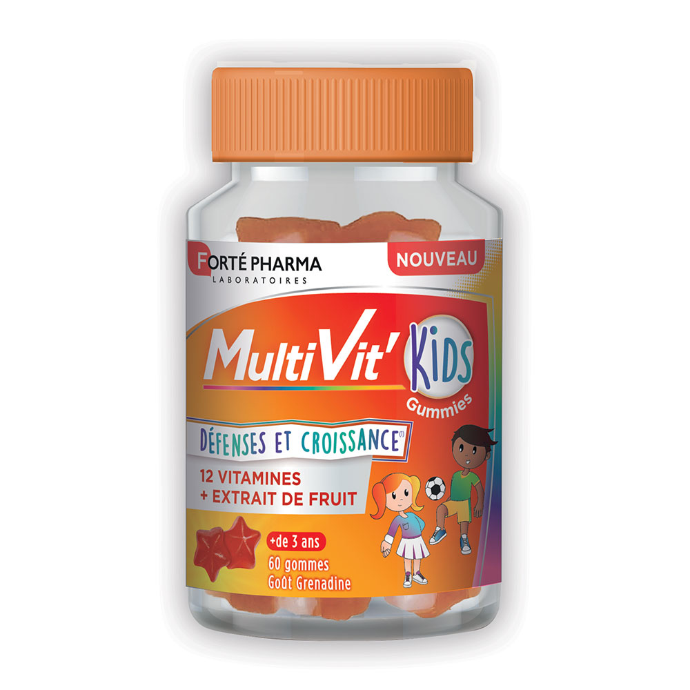 Forté Pharma MultiVit'4G Gomme per Kids 60 gomme