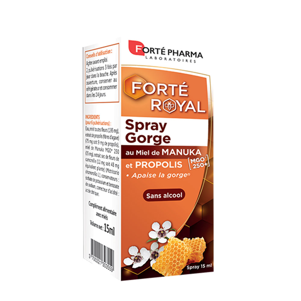 Forté Pharma Forté Royal Spray per la gola al miele di Manuka e Propolis 15ml