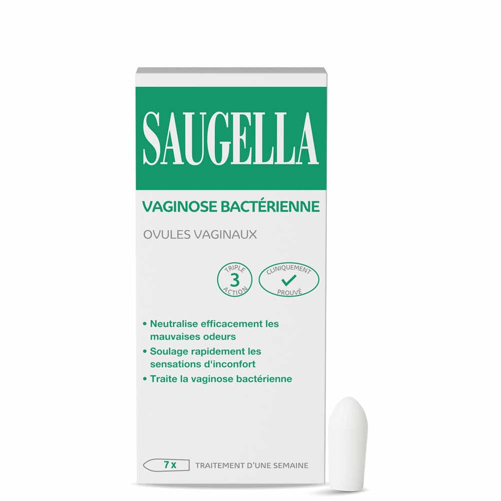Saugella Trattamento della vaginosi batterica con ovuli vaginali a triplo effetto x7