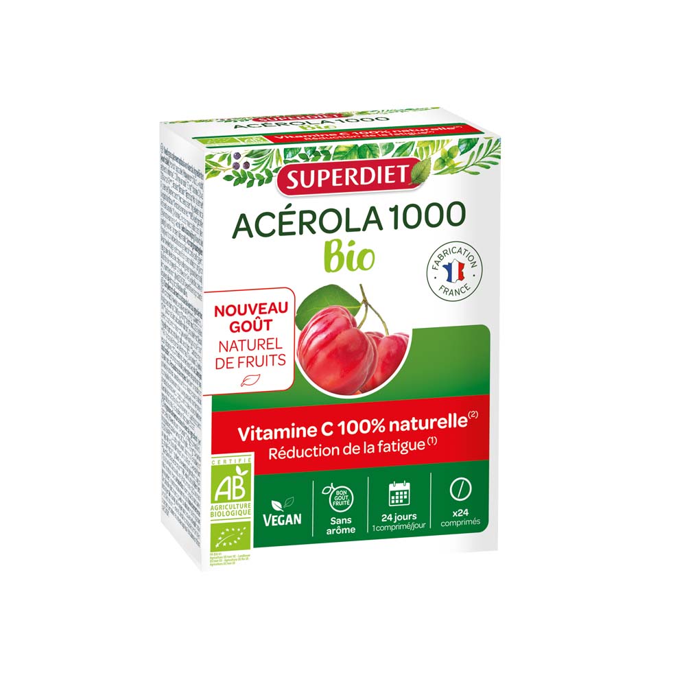 Superdiet Acerola 1000 Biologica 24 compresse masticabili