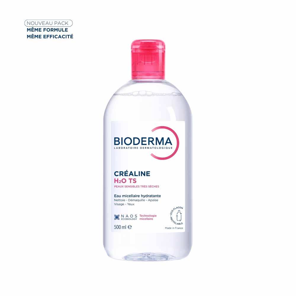 Bioderma Crealine Acqua micellare Struccante Pelle Sensibile o molto secca 500ml