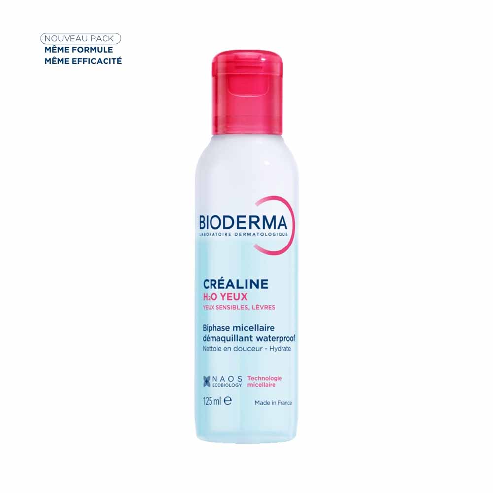 Bioderma Crealine Struccante Micellare Bifasico Waterproof H2O Occhi 125ml