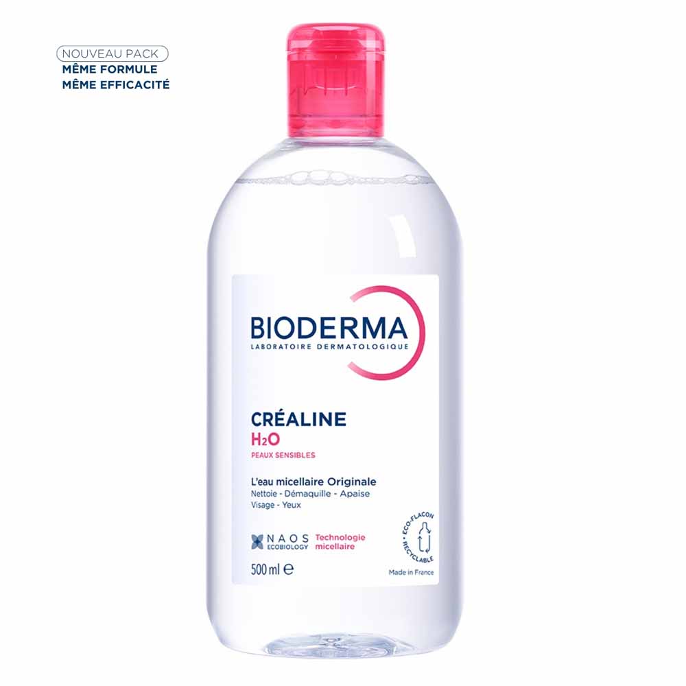 Bioderma Crealine Acqua micellare H2O Pelle sensibile, normale o mista 500 ml