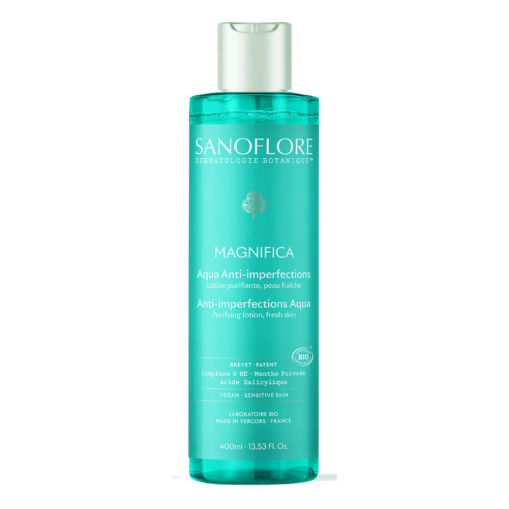 Sanoflore Magnifica Lozione viso Oli essenziali Pelle grassa con tendenza all'acne 400ml
