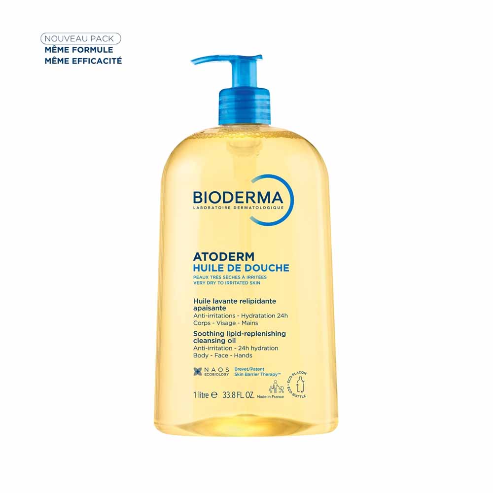 Bioderma Atoderm Olio doccia e pelli molto secche o irritate 1 L