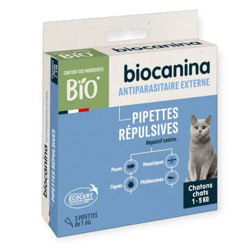 Biocanina Pipetta repellente per Gatto 3 pipette