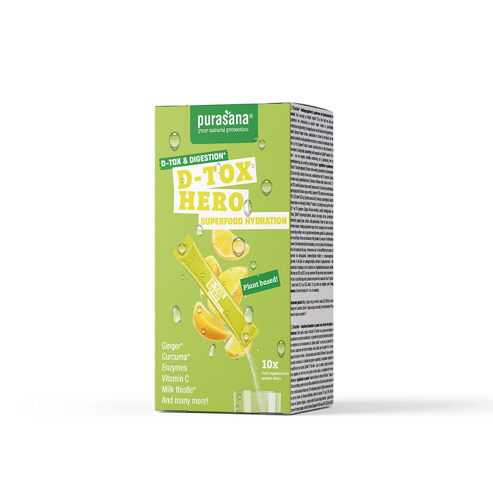 Purasana Hero Detox idratazione per la digestione 10 stick
