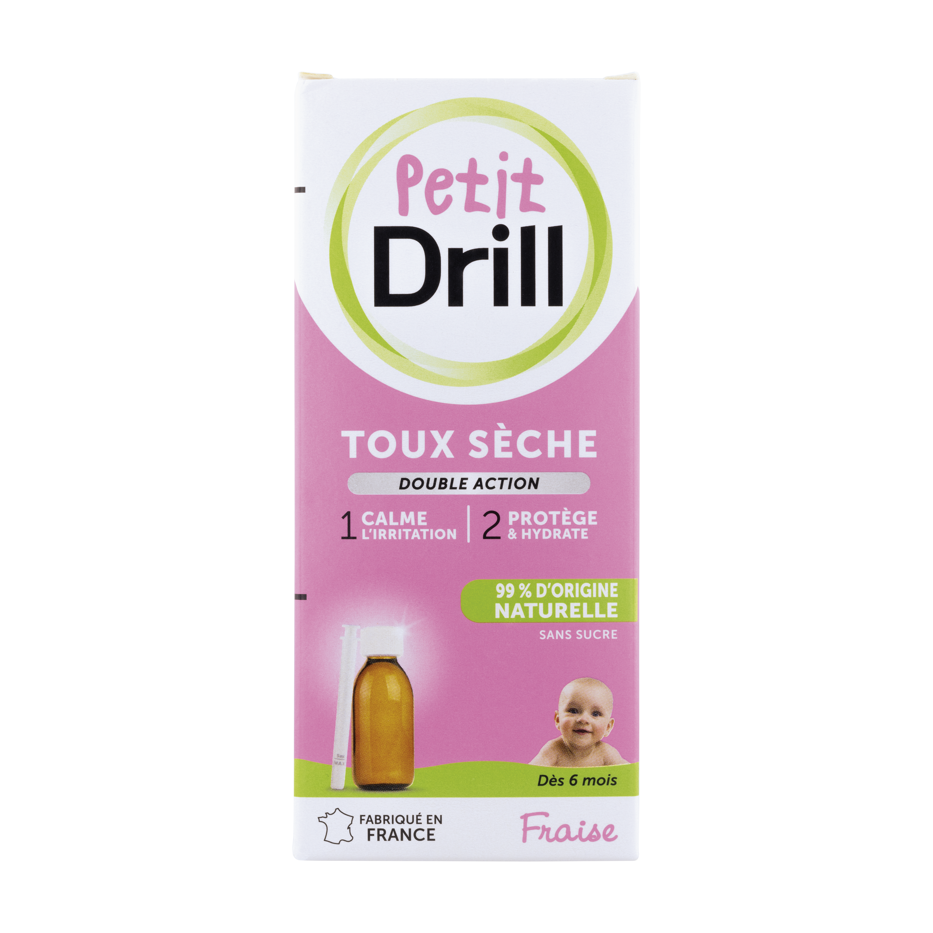 Drill Sciroppo per la tosse secca gusto fragola 125 ml