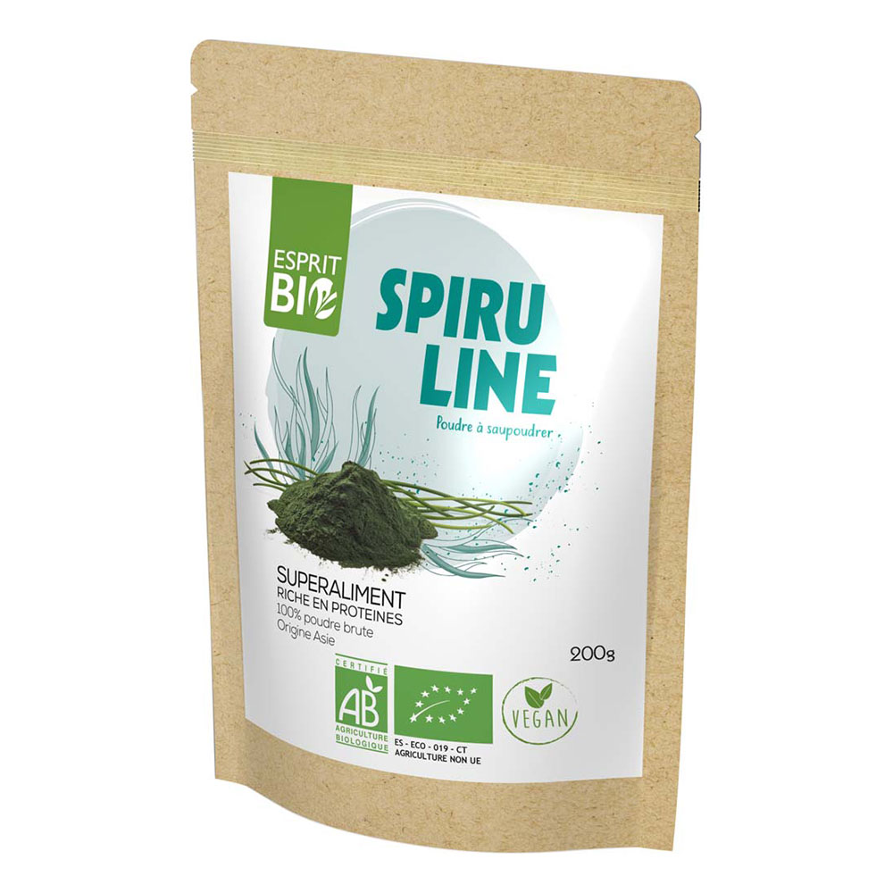 Esprit Bio Spirulina in polvere biologica Juvasante 200g