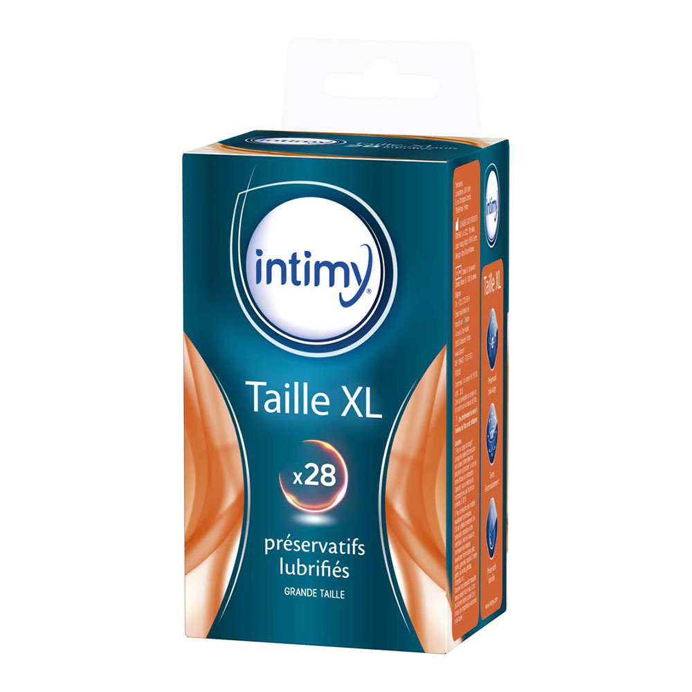 Intimy Preservativi lubrificati taglia XL x28