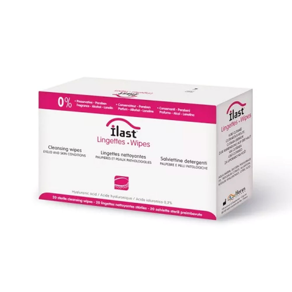 Dulcis Health Science Ilast Salviette detergenti per palpebre x20