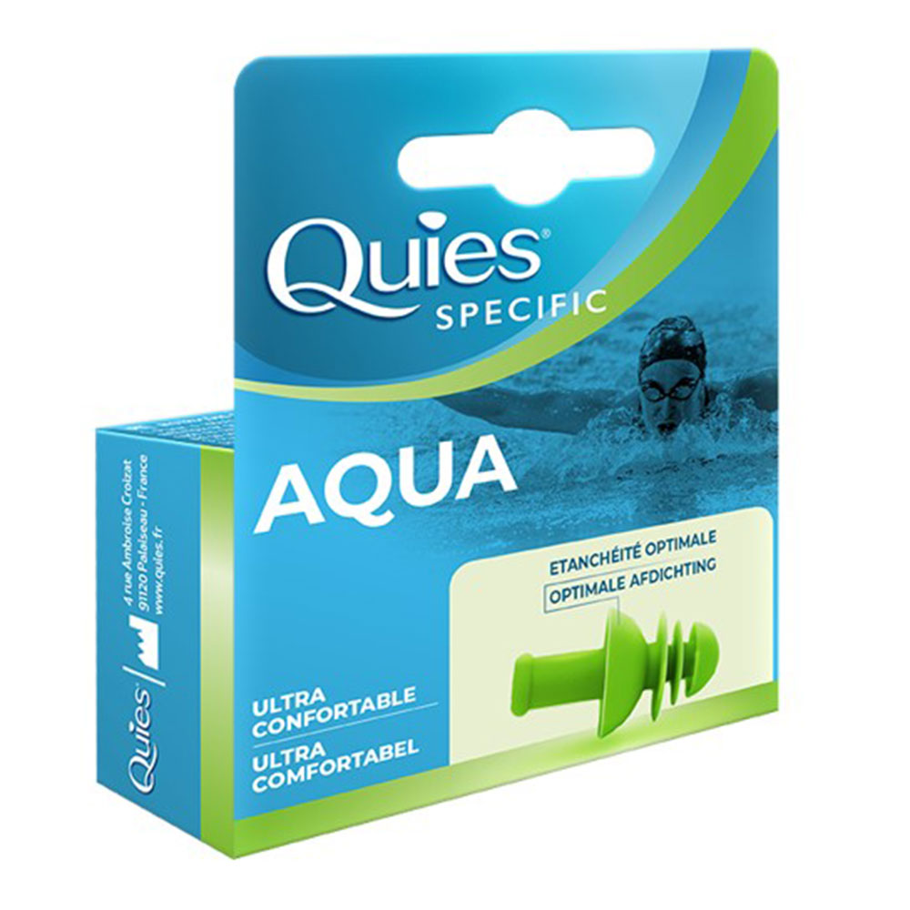 Quies Protezione dell'udito Aquaplug Riutilizzabile 1 coppia
