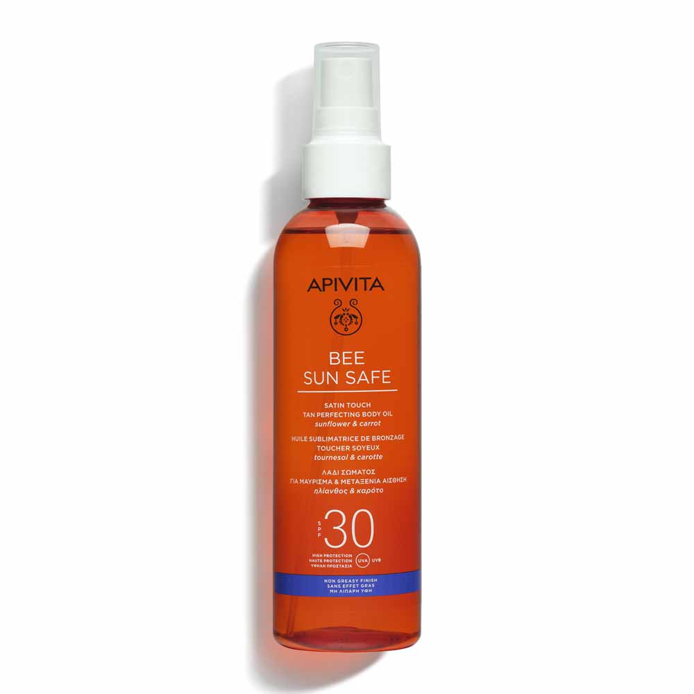 Apivita Bee Sun Safe Olio Corpo Abbronzante SPF30 200ml