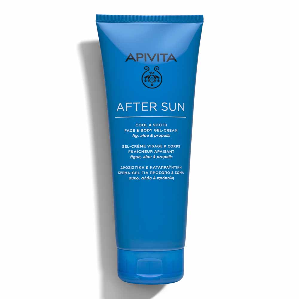 Apivita After Sun Gel-Crème Visage & Corps Fraîcheur Apaisant Viso e Corpo 200ml