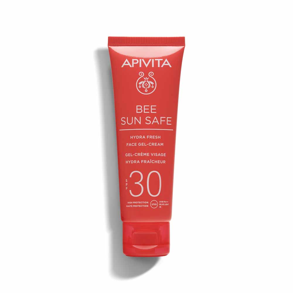 Apivita Bee Sun Safe Crema Gel Viso Hydra Fresh SPF30 50ml