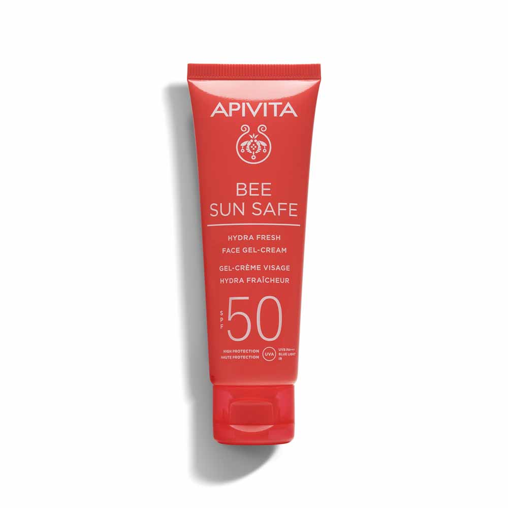 Apivita Bee Sun Safe Crema Gel Viso Hydra Fresh SPF30 50ml