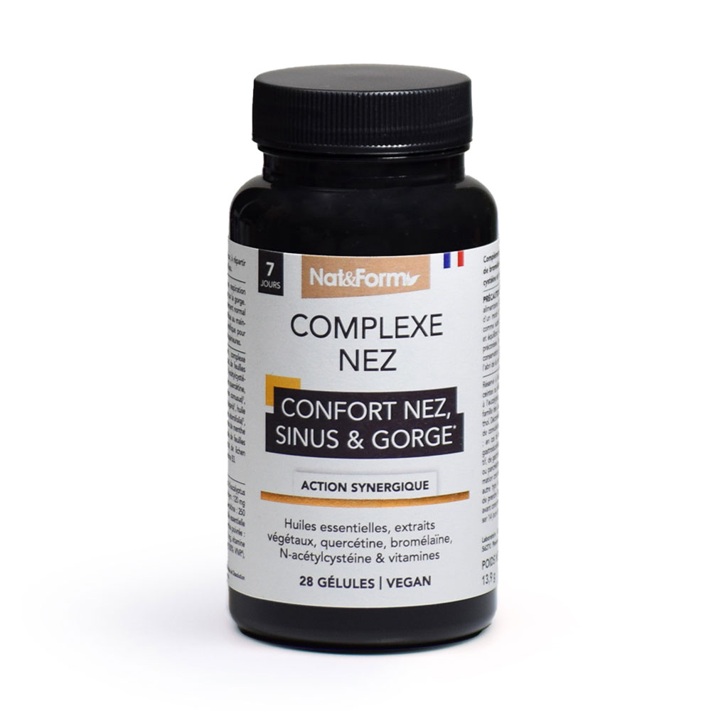 Nat&Form Complesso naso seni e gola 28 capsule