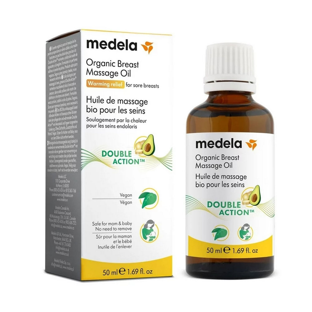 Medela Olio per massaggi al seno Double Action™ Bio 50ml
