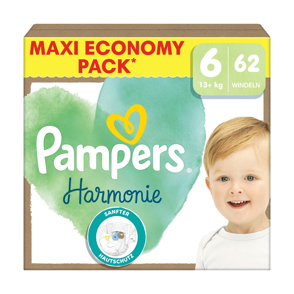 Pampers Harmonie Taglia 6 13kg et plus x62