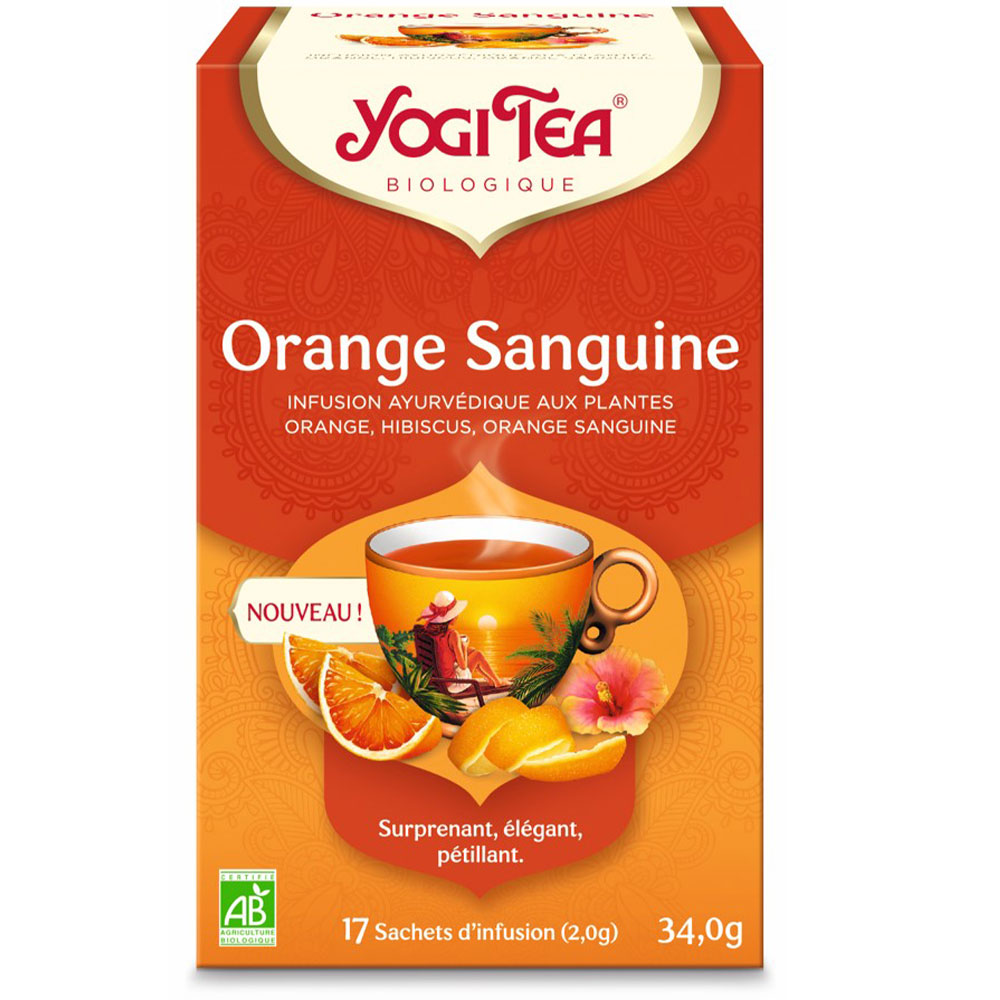 Yogi Tea Infuso di arance rosse Bio 17 borse