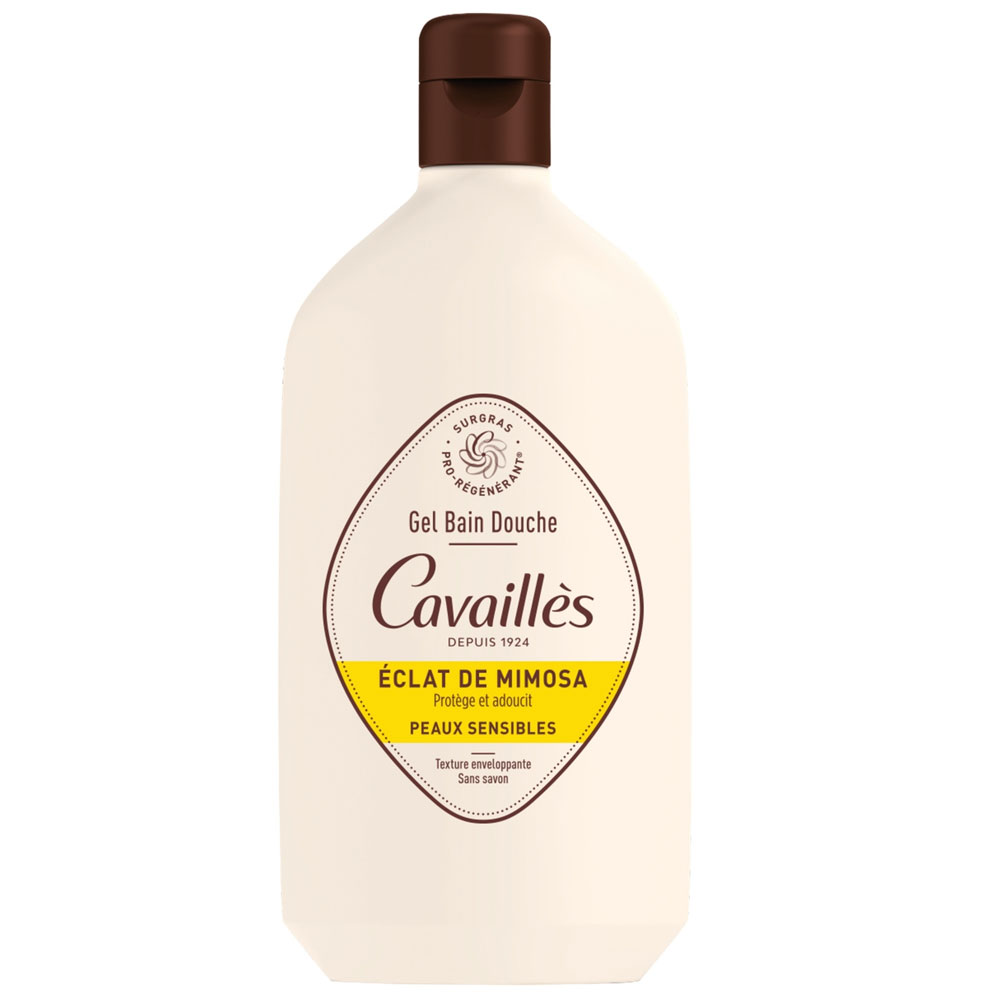 Cavaillès Surgras Pro-rigenerante Gel doccia e bagno Mimosa Radiance 400 ml