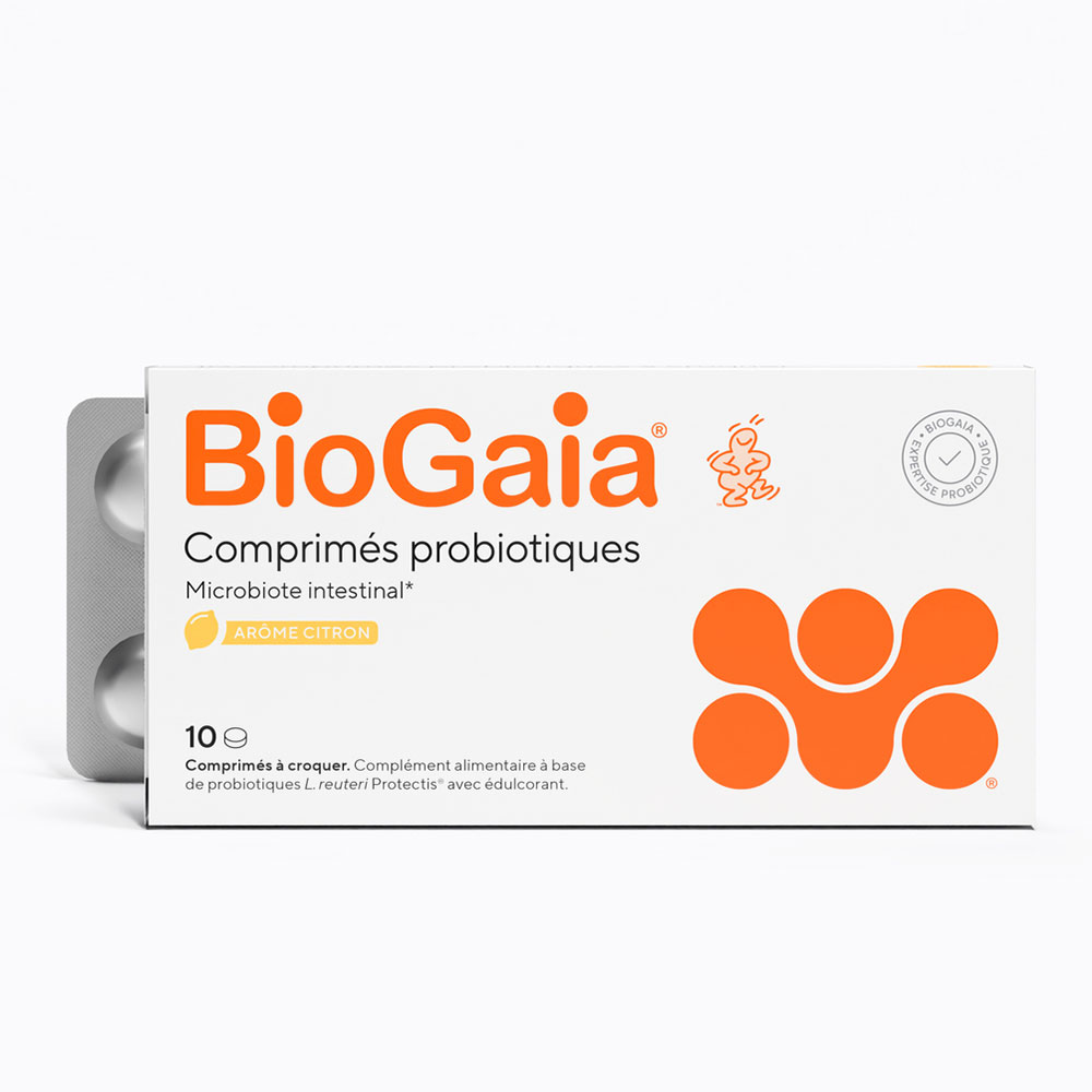 Biogaia Probiotici al gusto limone 10 compresse masticabili
