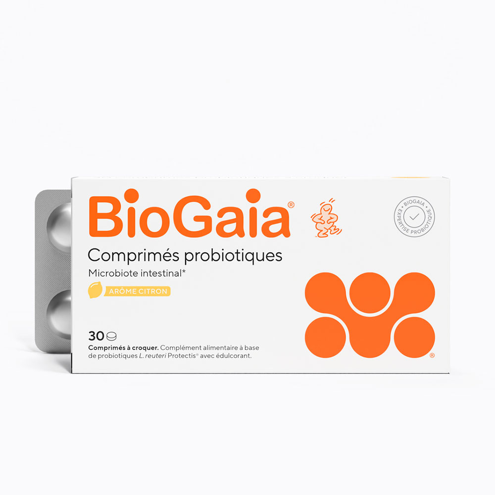 Biogaia Probiotici al gusto limone 30 compresse masticabili