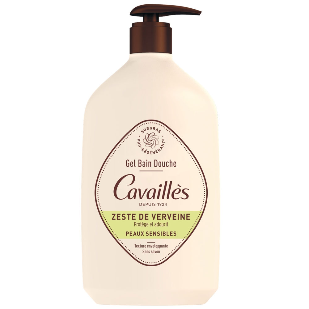 Cavaillès Surgras Pro-rigenerante Bagno e Doccia alla Verbena 1L