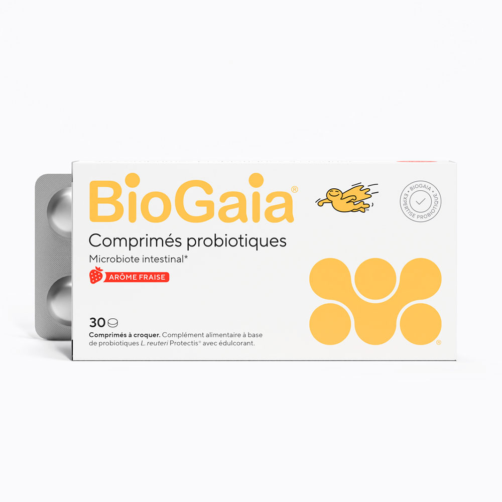 Biogaia Probiotici al gusto di Fragola x30 Compresse masticabili