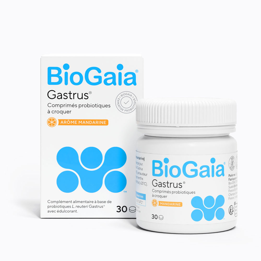 Biogaia Gastrus® Probiotici Gusto mandarino 30 compresse masticabili