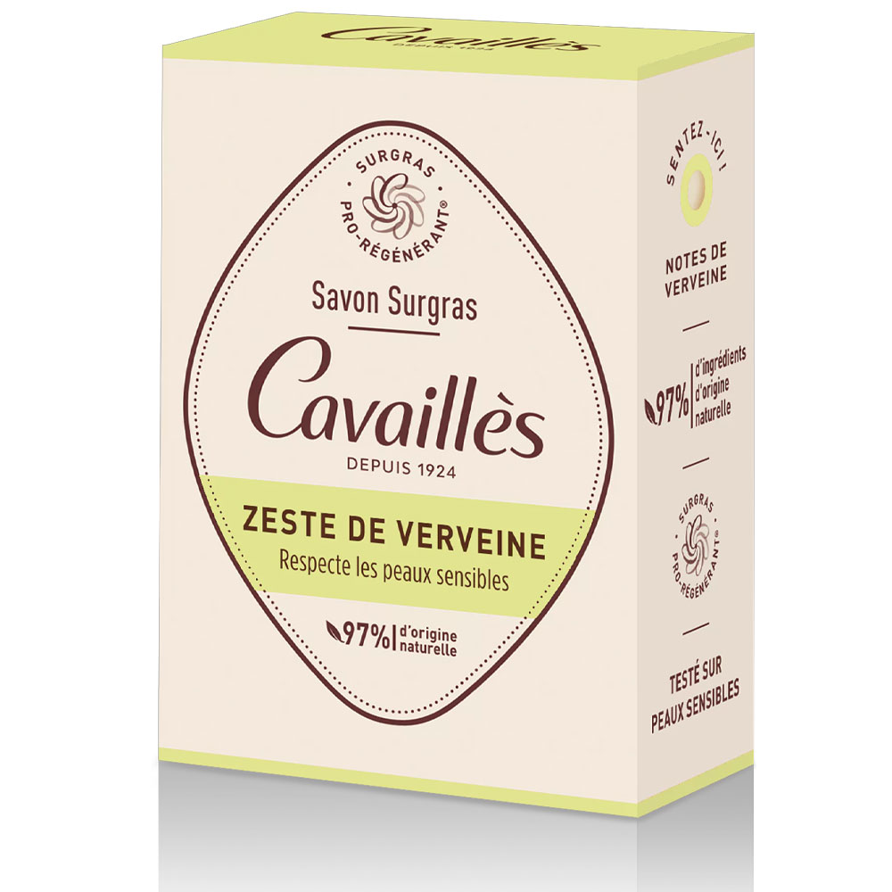 Cavaillès Surgras Pro-rigenerante Sapone alla scorza di Verbena 100g