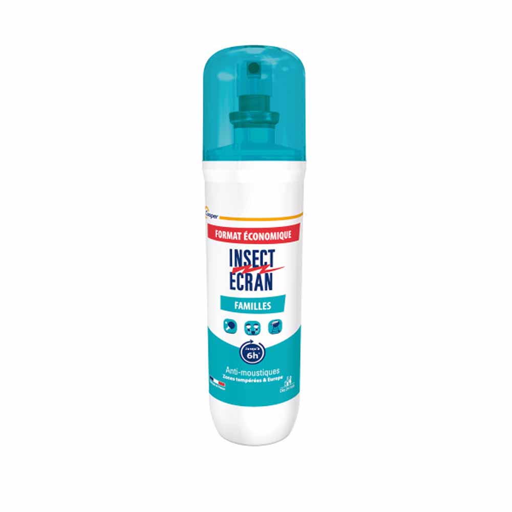 Insect Ecran Pelle Spray anti-zanzare per famiglie zone temperate fino a 6 ore 200 ml