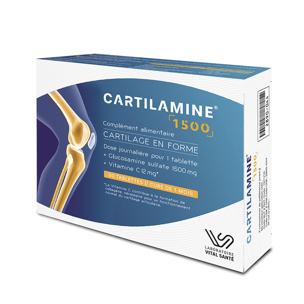Vital Santé Cartilamine 1500 30 compresse