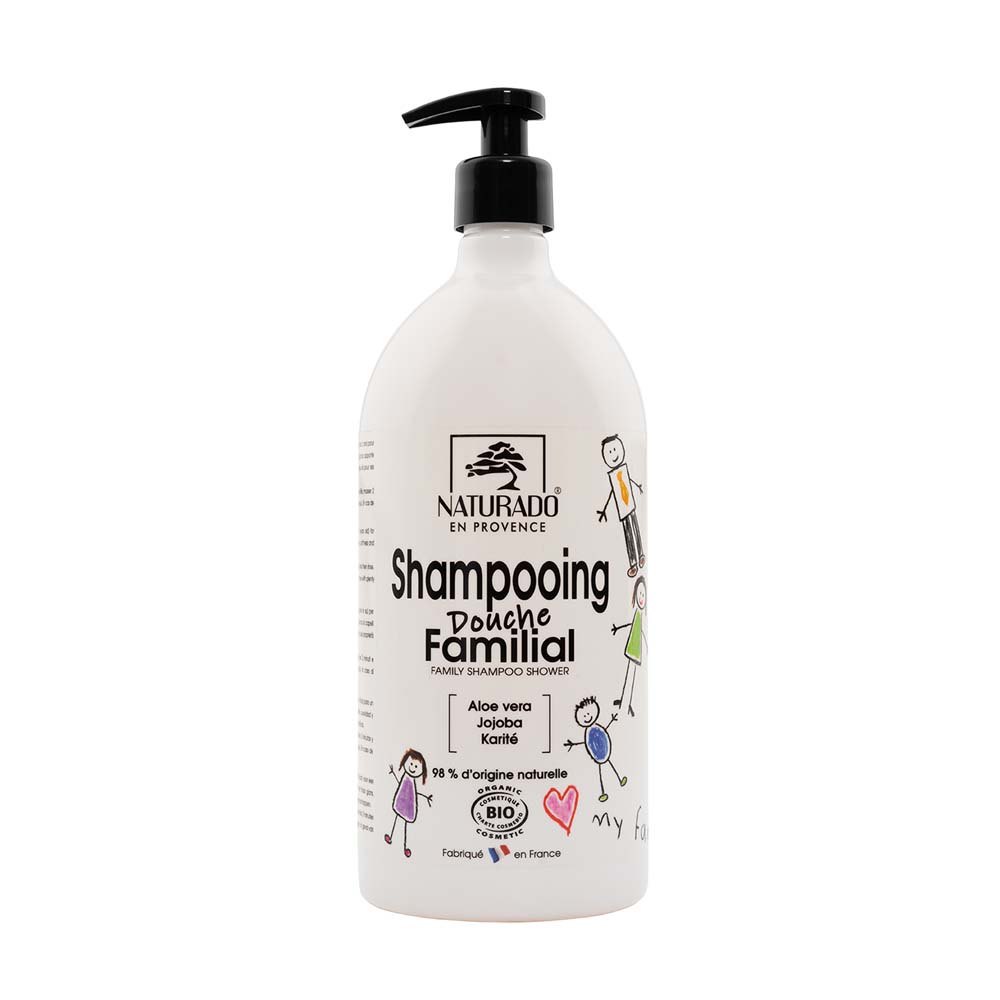 Naturado Shampoo famigliare all'Aloe Vera e Jojoba biologici 1l