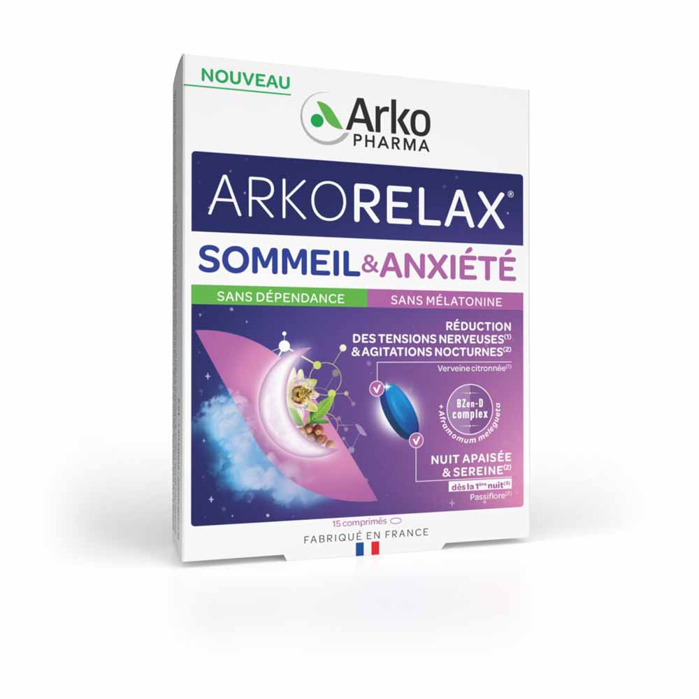 Arkopharma Arkorelax Sonno e ansia 15 compresse