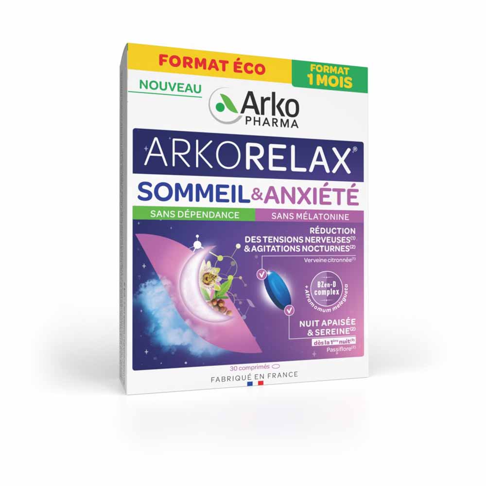 Arkopharma Arkorelax Sonno e ansia 30 compresse
