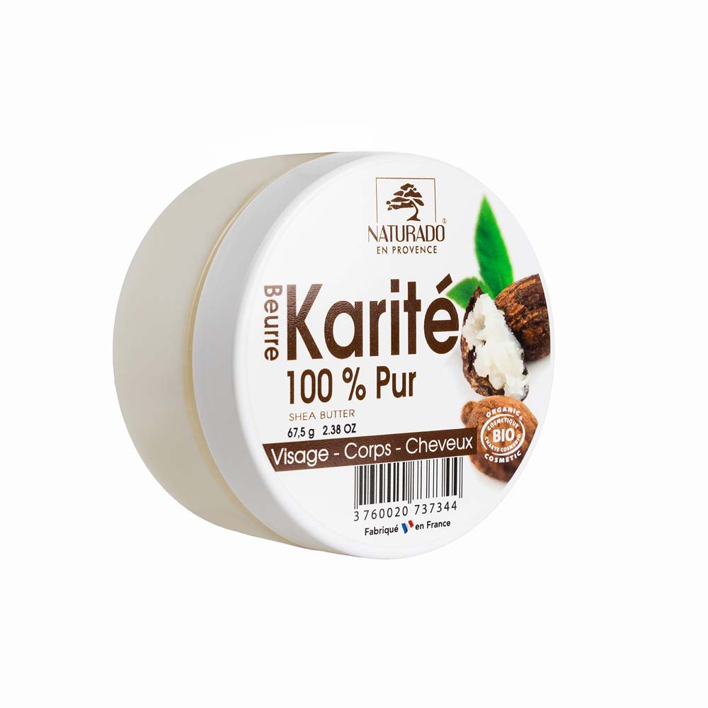 Naturado 100% Burro di Karité biologico puro 67.5g